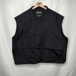 Kanye West Ye Adidas Yeezy Season 1 YZY SZN Nylon Oversized Padded Vest XXL